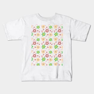 Flowers and hearts Kids T-Shirt